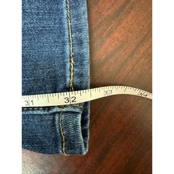 Signature Levi’s Mid Rise Bootcut Jeans Size 16 Long - Picture 9 of 9